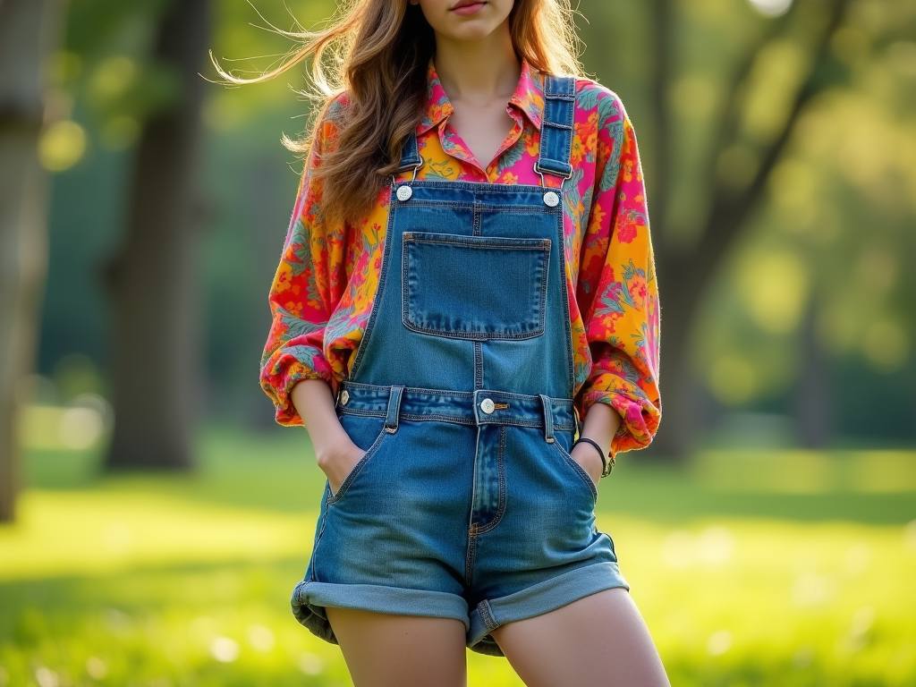 sebigaz.ro | Salopetă din denim și bluze oversize: Cum să le porți împreună